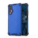 Shockproof Honeycomb PC + TPU Protection Case for Huawei Honor 20 PRO (Blue)