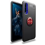 Lenuo Shockproof TPU Case for Huawei Honor 20, with Invisible Holder (Black Red)