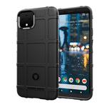 Shockproof Protector Cover Full Coverage Silicone Case for Google Pixel 4 XL (Black)