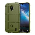 Shockproof Protector Cover Full Coverage Silicone Case for Nokia 2.2 (Green)