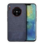 For Huawei Mate 30 Pro Shockproof Splicing PU + Cloth Texture PC + TPU Protective Case (Blue)