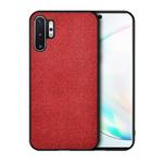 For Galaxy Note 10 Pro / Note 10+ Shockproof Cloth Texture PC + TPU Protective Case (Red)