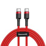 Baseus CATKLF-H09 Cafule Series USB-C / Type-C PD 2.0 60W Flash Charge Cable, Cable Length: 2m