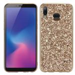 Glitter Powder Shockproof TPU Protective Case For Galaxy A6s (Gold)