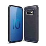Brushed Texture Carbon Fiber TPU Case for Galaxy S10e