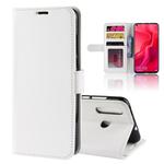 R64 Texture Horizontal Flip Leather Case For Huawei nova 4, with Holder & Card Slots & Wallet (White)