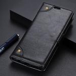 Copper Buckle Nappa Texture Horizontal Flip Leather Case for Huawei P30 Lite, with Holder & Card Slots & Wallet (Black)