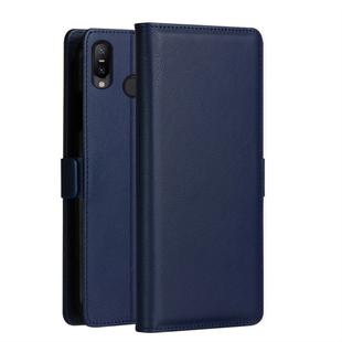 DZGOGO MILO Series PC + PU Horizontal Flip Leather Case for Asus Zenfone Max Pro, with Holder & Card Slot & Wallet (Blue)