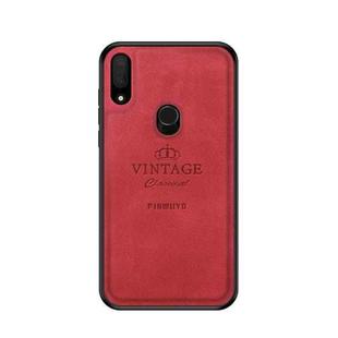 PINWUYO Shockproof Waterproof Full Coverage PC + TPU + Skin Protective Case for Asus Zenfone Max Pro (M1) ZB601KL (Red)
