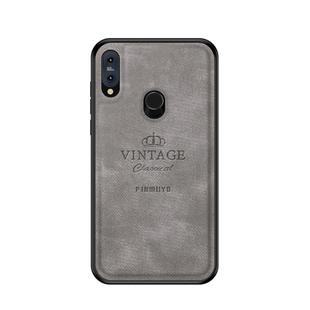 PINWUYO Shockproof Waterproof Full Coverage PC + TPU + Skin Protective Case for Asus Zenfone Max Pro (M2) ZB631KL (Grey)
