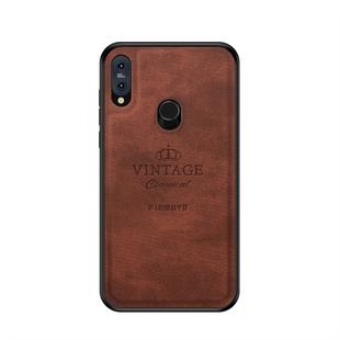 PINWUYO Shockproof Waterproof Full Coverage PC + TPU + Skin Protective Case for Asus Zenfone Max Pro (M2) ZB631KL (Brown)