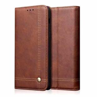 Casual Style Retro Crazy Horse Texture Horizontal Flip Leather Case for Asus Zenfone LIVE2 (L2) ZA550KL, with Card Slots & Holder & Wallet (Dark Brown)