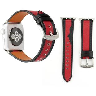 For Apple Watch Series 3 & 2 & 1 38mm Genuine Leather Wrist Watch Band