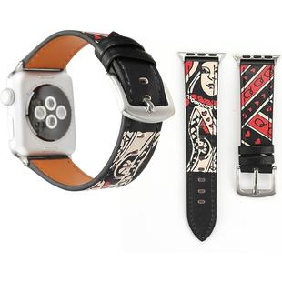 For Apple Watch Series 3 & 2 & 1 42mm Genuine Leather Wrist Watch Band