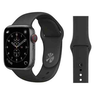 For Apple Watch Series 3 & 2 & 1 38mm Fashion Simple Style Silicone Wrist Watch Band (Grey)