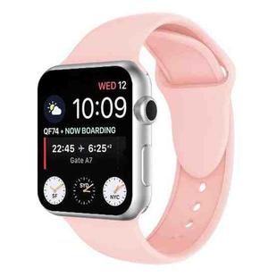 Double Rivets Silicone Watch Band for Apple Watch Series 3 & 2 & 1 42mm(Pink)