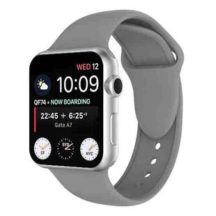 Double Rivets Silicone Watch Band for Apple Watch Series 3 & 2 & 1 42mm(Grey)