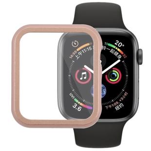 Metal Front Frame Protective Case for Apple Watch Series 5 & 4 44mm(Pink)