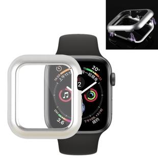 Magnetic Metal Frame Protective Case for Apple Watch Series 5 & 4 44mm(Silver)
