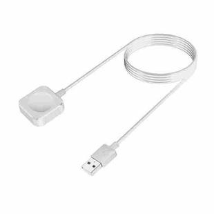 1m Square Magnetic Fast Charger USB Charging Cable for Watch Apple Series Ultra/8/7/6/SE/SE2/5/4/3/2 (White)