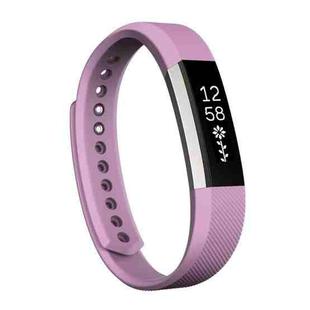 For Fitbit Alta Watch Oblique Texture Silicone Watchband, Small Size, Length: about 18.5cm