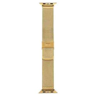 Stainless Steel Watch Band for Apple Watch Series 3 & 2 & 1 42mm(Gold)