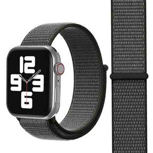 Simple Fashion Nylon Watch Band for Apple Watch Series 10 42mm / 9&8&7 41mm / SE 3&SE 2&6&SE&5&4 40mm / 3&2&1 38mm, with Magic Stick(Grey)