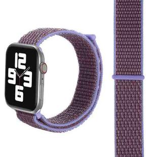 Simple Fashion Nylon Watch Band for Apple Watch Series 7 41mm / 6 & SE & 5 & 4 40mm / 3 & 2 & 1 38mm, with Magic Stick(Light Purple)