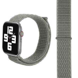 Simple Fashion Nylon Watch Band for Apple Watch Series 7 41mm / 6 & SE & 5 & 4 40mm / 3 & 2 & 1 38mm, with Magic Stick(Silver Grey)