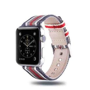 Simple Fashion Nylon Watch Band for Apple Watch Series 3 & 2 & 1 42mm, with Connector