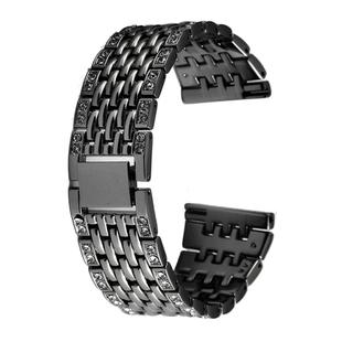 Metal Wrist Strap Watch Band for Samsung Gear S3(Black)