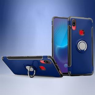 Magnetic 360 Degree Rotation Ring Armor Protective Case for Vivo NEX A(Blue)