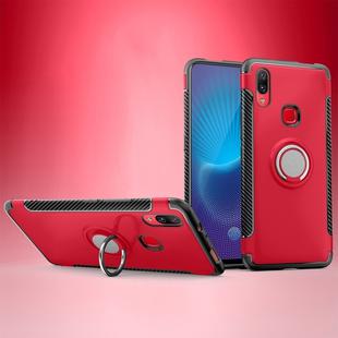 Magnetic 360 Degree Rotation Ring Armor Protective Case for Vivo NEX A(Red)