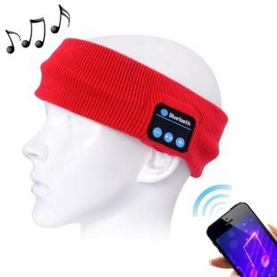 Knitted Bluetooth Headsfree Sport Music Headband with Mic for iPhone / Samsung and Other Bluetooth Devices(Red)