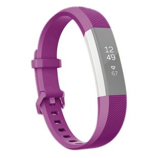 For Fitbit Alta Smart Watch Silicone Watchband, Length: about 23.8cm(Purple)