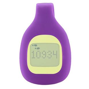 For Fitbit Zip Smart Watch Clip Style Silicone Case, Size: 5.2x3.2x1.3cm(Purple)