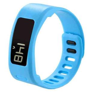 For Garmin Vivofit 1 Smart Watch Silicone Watch Band, Length: about 21cm(Baby Blue)