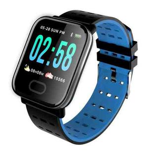 A6 1.3 inch IPS Color Screen Smart Watch IP67 Waterproof,Support Message Reminder / Heart Rate Monitor / Blood Oxygen Monitoring / Blood Pressure Monitoring/ Sleeping Monitoring(Blue)