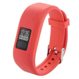 For Garmin Vivofit 3 Smart Watch Silicone Watch Band, Length: about 24.2cm(Red)