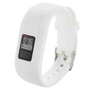 For Garmin Vivofit 3 Smart Watch Silicone Watch Band, Length: about 24.2cm(White)