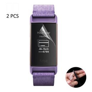2 PCS ENKAY Hat-Prince TPU Film Screen Protector for Fitbit Charge 3