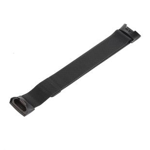 Metal Watch Band for Fitbit Charge 3(Black)