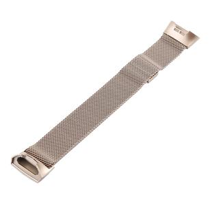 Metal Watch Band for Fitbit Charge 3(Vintage Gold)