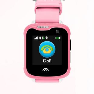 D7 1.33 inch IPS Color Screen Smartwatch for Children IP68 Waterproof, Support GPS + LBS + WiFi Positioning / Two-way Dialing / One-key First-aid / Voice Monitoring / Safety Fence(Pink)