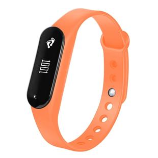 CHIGU C6 0.69 inch OLED Display Bluetooth Smart Bracelet, Support Heart Rate Monitor / Pedometer / Calls Remind / Sleep Monitor / Sedentary Reminder / Alarm / Anti-lost, Compatible with Android and iOS Phones (Orange)