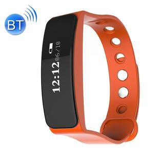 TLW05 0.86 inch OLED Display Bluetooth Smart Bracelet, IP66 Waterproof Support Pedometer / Calls Remind / Sleep Monitor / Sedentary Reminder / Alarm / Remote Capture, Compatible with Android and iOS Phones (Orange)