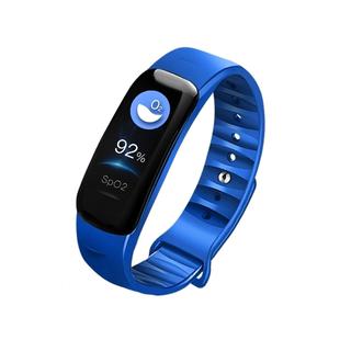 C1S 0.96 inches IPS Color Screen Smart Bracelet IP67 Waterproof, Support Call Reminder /Heart Rate Monitoring /Blood Pressure Monitoring /Sleep Monitoring /Sedentary Reminder / Remote Control (Blue)