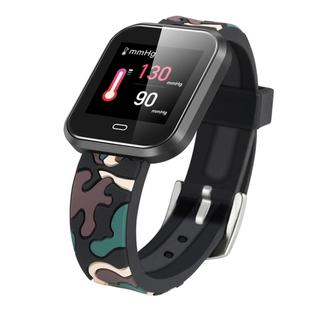 CD16 1.3 inch TFT Color Screen Smart Bracelet IP67 Waterproof, Camouflage Watchband, Support Call Reminder /Heart Rate Monitoring /Sleep Monitoring/ Multi-sport Mode (Black)