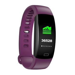 F64HR 0.96 inch TFT Color Screen Smart Bracelet IP68 Waterproof, Support Call Reminder/ Heart Rate Monitoring /Blood Pressure Monitoring/ Sleep Monitoring/Blood Oxygen Monitoring (Purple)