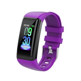 C21 1.14 inches IPS Color Screen Smart Bracelet IP67 Waterproof, Support Call Reminder /Heart Rate Monitoring /Blood Pressure Monitoring /Sleep Monitoring / Sedentary Reminder / Female Physiological Reminder (Purple)